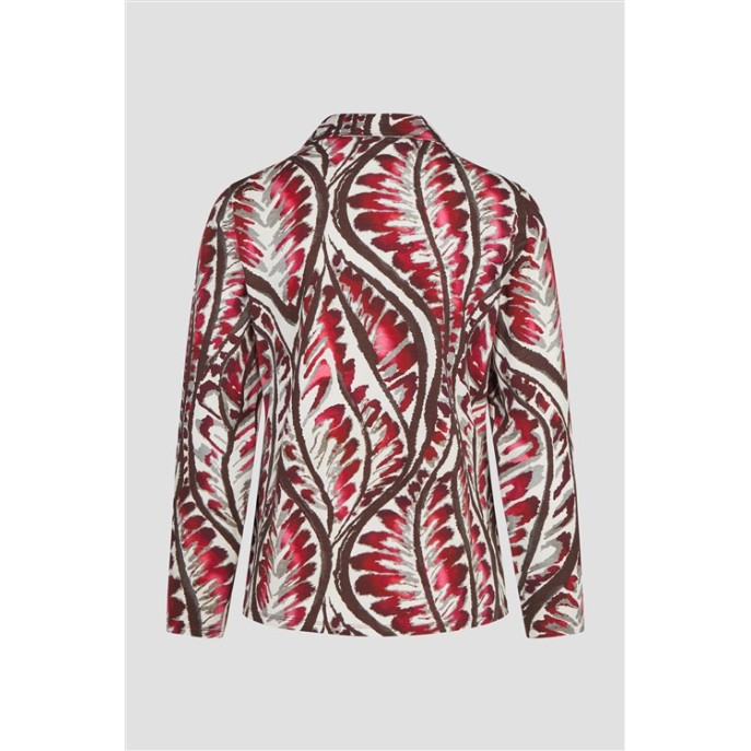 Barbara Lebek blouse 15892062 Bordeaux print Barbara Lebek blouse 15892062 Bordeaux print